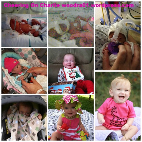 Charlie's journey from birth at 26 weeks weighing 790 grams. 