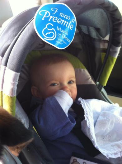 Charlie at last year's March for Babies.